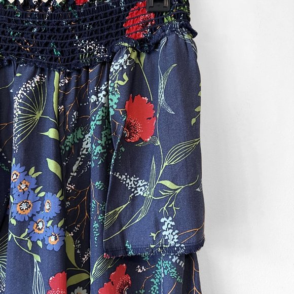 🎈HOST PICK🎈NEW! Aerie Satin Multibotanical Navy Pajama, PJ pants, Size S - Picture 9 of 13